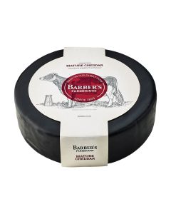 Barbers Farmhouse - Black Waxed Cheddar - 12 x 200g (Min 30 DSL)