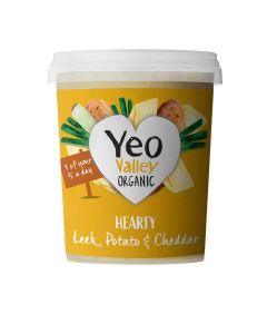 Yeo Valley  - Hearty Leek, Potato and Cheddar Soup - 6 x 400g (Min 13 DSL)