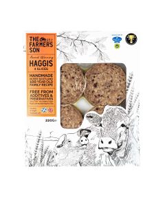 The Farmers Son - Scottish Haggis Slices - 6 x 220g (Min 14 DSL)