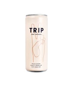 TRIP -  CBD Infused Peach Ginger Drink  - 12 x 250ml