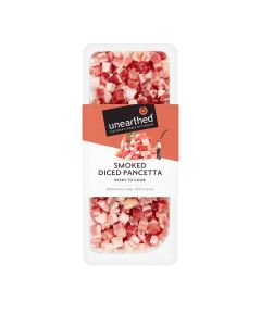 Unearthed - Diced Smoked Pancetta  - 10 x 154g (Min 28 DSL)