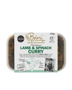 Bini - Lamb and Spinach Curry - 6 x 375g