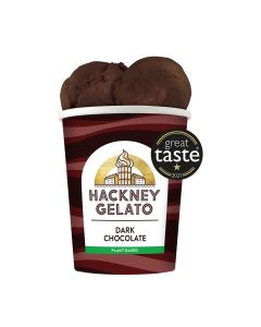 Hackney Gelato - Dark Chocolate Sorbetto (Vegan) - 6 x 460ml