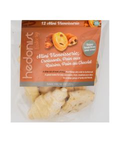 Hedonist Bakery - Mini Viennoiserie (Pack of 12 Mixed) - 18 x 335g