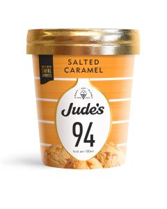 Jude's  - Lower Calorie Salted Caramel Ice Cream  - 6 x 460ml