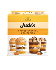 Jude's  - Salted Caramel Collection Salted Caramel Crunch & Salted Caramel and Chocolate - 6 x 4 x 85ml 