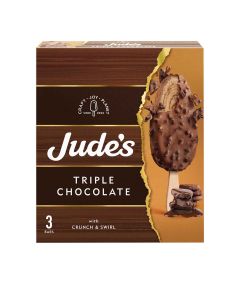 Jude's  - Triple Chocolate Stickbars - 8 x 3 x 80ml