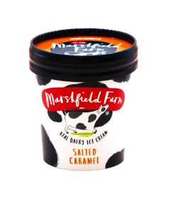 Marshfield Farm Ice Cream  - Salted Caramel - 12 x 125ml