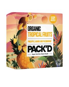PACK'D - Organic Tropical Fruits - 5 x 300g
