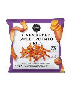 Strong Roots - Oven Baked Sweet Potato Fries - 12 x 500g 