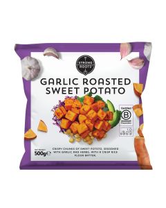 Strong Roots - Garlic Roasted Sweet Potato - 18 x 500g 