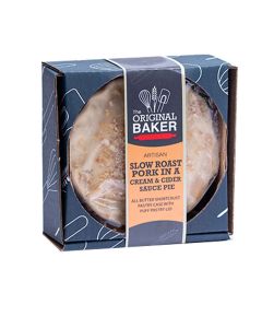 The Original Baker - Retail Packed Slow Roast Pork and Cider Small Pie - 27 x 260g