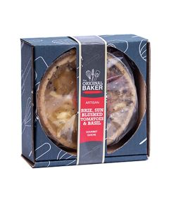The Original Baker - Retail Packed Brie, Tomato & Basil Small Quiche  - 27 x 185g