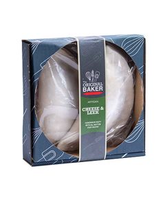 The Original Baker - Retail Packed Cheese, Leek & Onion Pasties - 2 pack - 12 x 480g