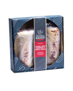 The Original Baker - Retail Packed Pork, Red Pepper & Chilli Sausage Rolls - 3 pack - 12 x 540g