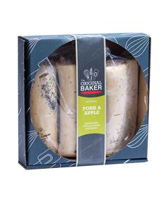 The Original Baker - Retail Packed Pork & Apple Sausage Rolls - 3 pack - 12 x 540g