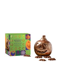 Chococo - 43% Oat M!lk Chocolate Pumpkin with Chocolate Spiders - 6 x 100g