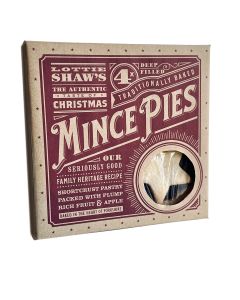 Lottie Shaw's - Seriously Good Mince Pie 4 Pack - 12 x 280g