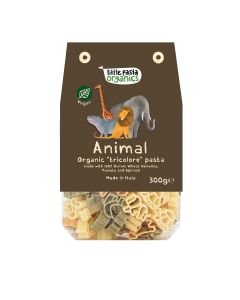 Little Pasta Organics - Animal Shaped Pasta - 12 x 300g 