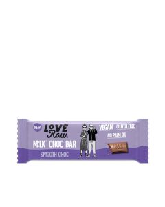 LoveRaw - Milk Choc Bar - Smooth Choc - 20 x 30g