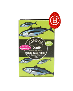 Fish4ever - White Tuna Fish In Organic Olive Oil - 10 x 120g