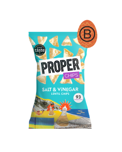 Proper - Salt & Vinegar Lentil Chips - 8 x 85g