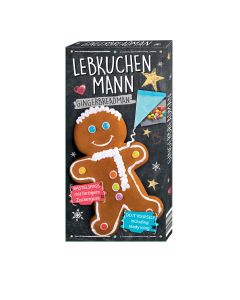 Pertzborn - Large Gingerbread Man Kit (inc. Gingerbread Figure, Icing, Chocolate Buttons & Icing Bag) - 18 x 250g
