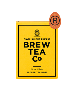 Brew Tea Co - English Breakfast Tea (15 Proper Tea Bags) - 6 x 75g