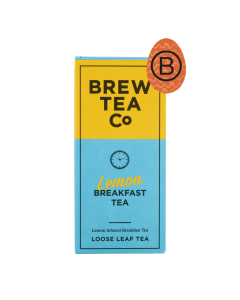 Brew Tea Co - Lemon Twisted Breakfast Tea (Loose Leaf) - 6 x 113g