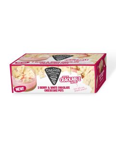 English Cheesecake Company - Berry Crackable Cheesecake Pots - 4 x 180g (Min 8 DSL)