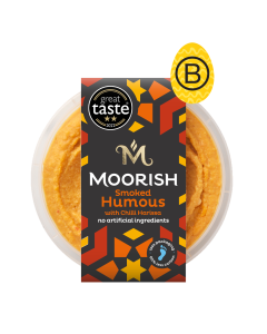MOORISH - Smoked Humous with Chilli Harissa  - 6 x 150g (Min 14 DSL)