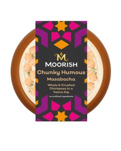 MOORISH  - Chunky Humous Masabacha - 6 x 160g (Min 16 DSL)