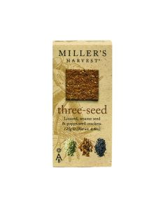 Miller's - Three Seed Crackers - 6 x 125g