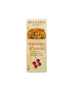 Miller's - Cranberry & Raisin Toasts - 6 x 100g
