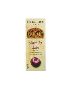 Miller's - Plum & Date Toasts - 6 x 100g