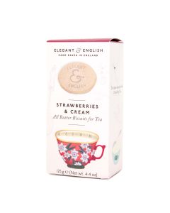 Elegant & English - Strawberry & Cream  - 6 x 140g