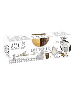 ABBYE BISCUITS - All Butter Artisan Biscuits covered with Dark Chocolate - 12 x 170g