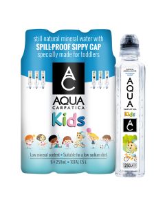 Aqua Carpatica - KIDS Pet Still Natural Mineral Water 4 x (6 x 250ml) - 4 x 250ml