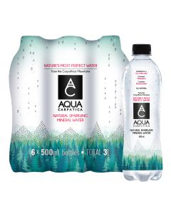 Aqua Carpatica - Sparkling Natural Mineral Water 4 x (6 x 500ml) - 4 x 500ml