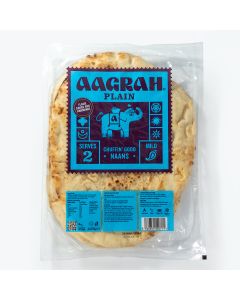 Aagrah - Plain Naan (2 Pack) - 8 x 400g