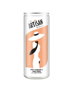 Artisan Drinks - Spicy Ginger & Lime Soda - 12 x 250ml
