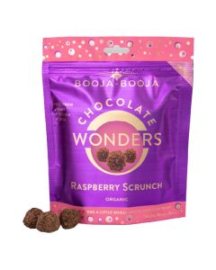 Booja-Booja - Organic Raspberry Scrunch Chocolate Wonders Bag - 8 x 65g