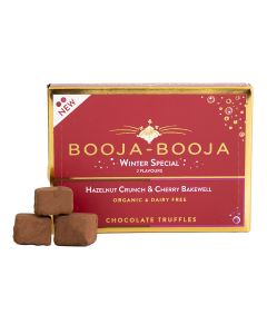 Booja-Booja - Organic Winter Special Hazelnut Crunch & Cherry Bakewell Truffles - 8 x 92g
