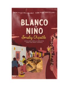Blanco Nino - Smoky Chipotle Authentic Tortilla Chips - 8 x 170g