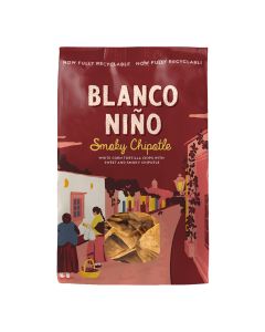 Blanco Nino - Smoky Chipotle Traditional Tortilla Chips - 8 x 170g