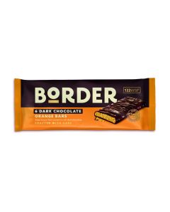 Border Biscuits - Plain Chocolate and Orange Bars - 18 x 144g