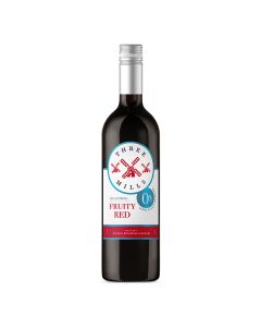 Three Mills - Non Alcoholic Fruity Red 0% ABV - 6 x 750ml