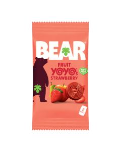 BEAR - Strawberry Fruit Yoyos - 18 x 20g