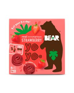 BEAR - Multipack Strawberry Fruit Rolls  - 6 x 100g