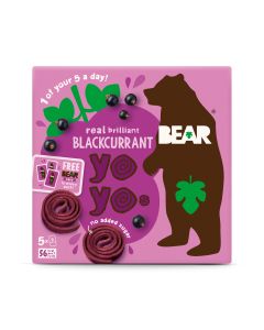 BEAR - Blackcurrent Fruit Yoyos - 6 x 100g